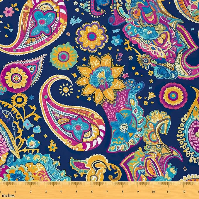 Feelyou Paisley Upholstery Fabric by Feelyou