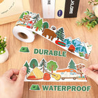FYSUIMU 65.6 Ft Camping Hiking Bulletin Board Border Back to School Tent Fire - Image 3