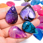 Natural Loose Gemstone 5 Piece Cabochons Lot Jewelry Making Loose Gemstone - Image 2