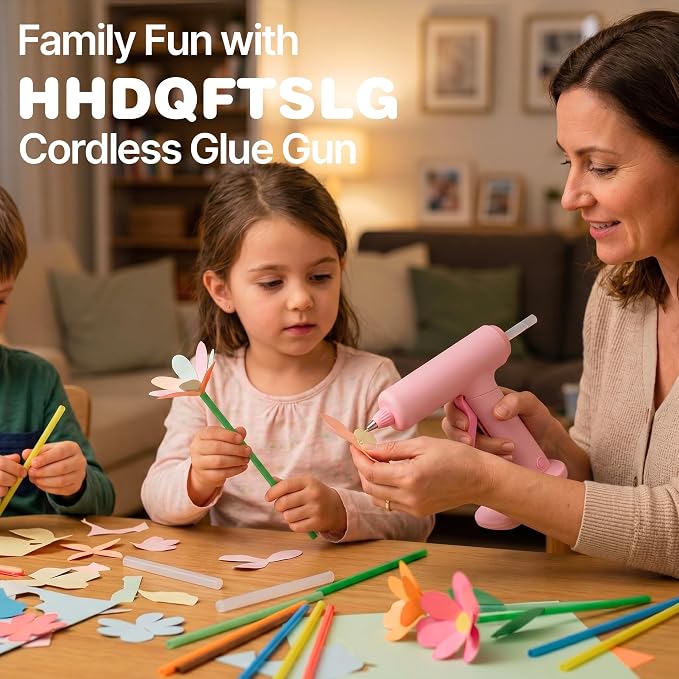 Cordless Hot Glue Gun, 30s Fast Preheating - Image 6