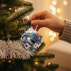 Christmas Ornaments 2025 Faux Stained Glass Effect, Christmas Tree Ornaments - Image 2