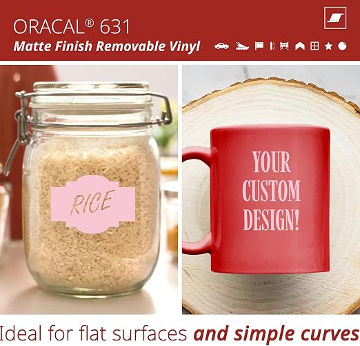 ORACAL 631 Matte Carnation Pink Vinyl Durable Roll Easy to Weed Permanent - Image 2