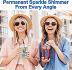 TECKWRAP Sparkle Blue Holographic Vinyl Permanent Metallic Chrome Vinyl 1ft x - Image 8