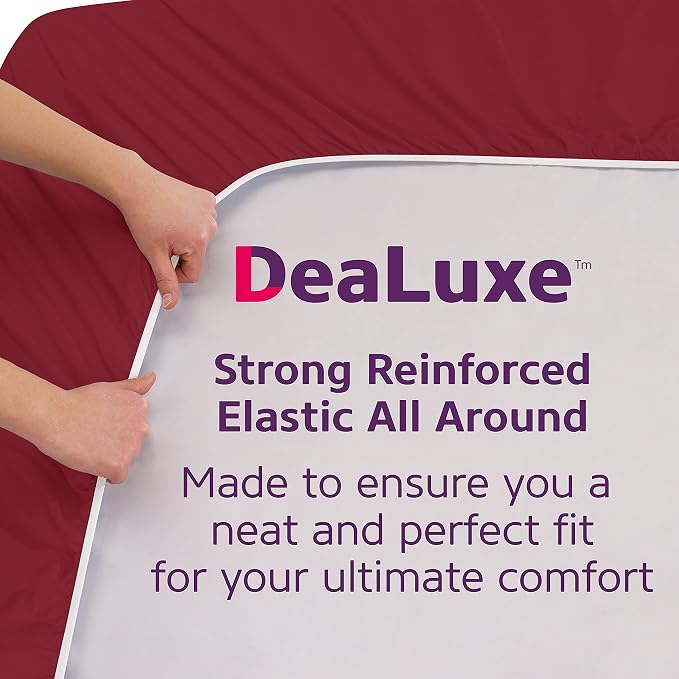Deep Fitted Sheets King – King Size Fitted Sheet Only Deep Pocket – 21” King - Image 4