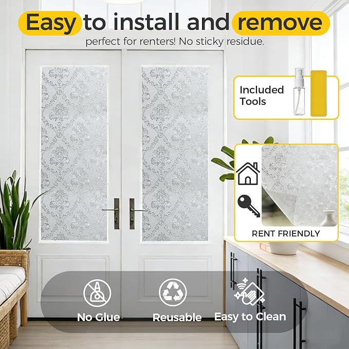 OHTMERU Window Privacy Film Decorative - Image 5