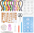 TUPARKA 19 Pcs Paper Quilling Kits 45 Colors 900 Strips Quilling Art Paper DIY by TUPARKA