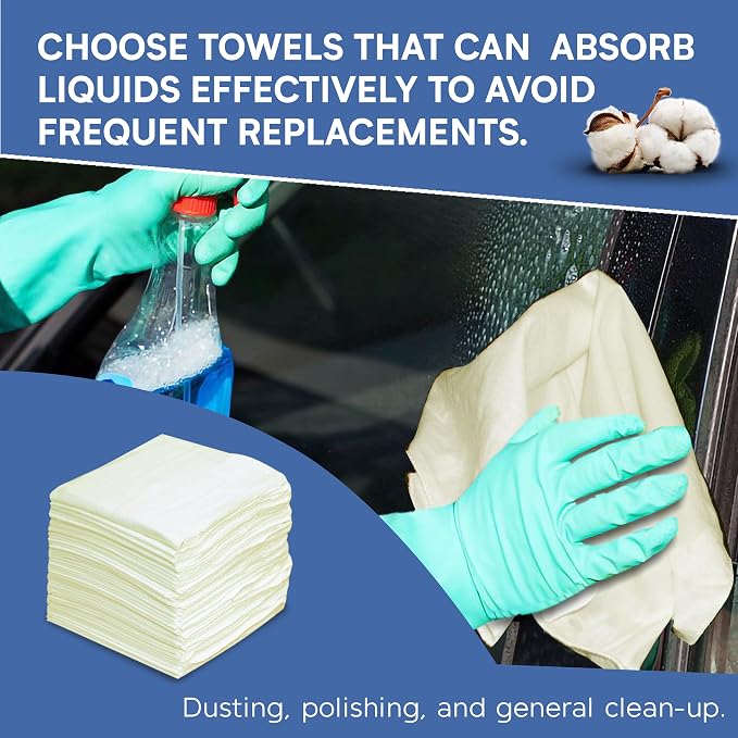Shop Towels| Multipurpose Commercial and Residential Shop Cleaning| Car Wash - Image 4