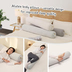 Body Pillow for Adults, Long Round Pillow, Big Cylindrical Pillow, Large Full - Image 6