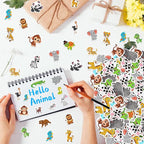 300Pcs Animals Foam Stickers, Self-Adhesive Cartoon Forest Animals Foam Reward - Image 3