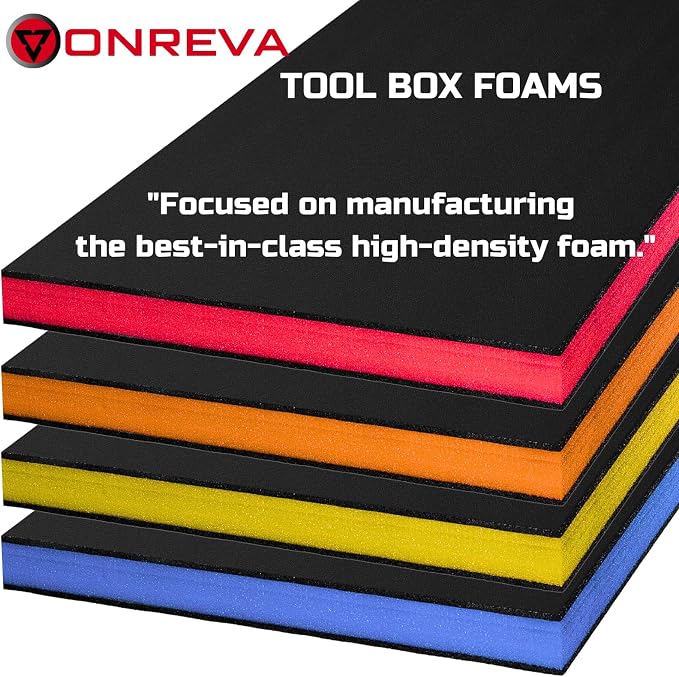 ONREVA Tool Box Foam 48x24x1 inch 3Pack, Foam Inserts - Image 9