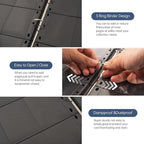 9 Pocket Card Binder, 720 Double Sided Pocket PU Card Binder, Matte Finish - Image 5