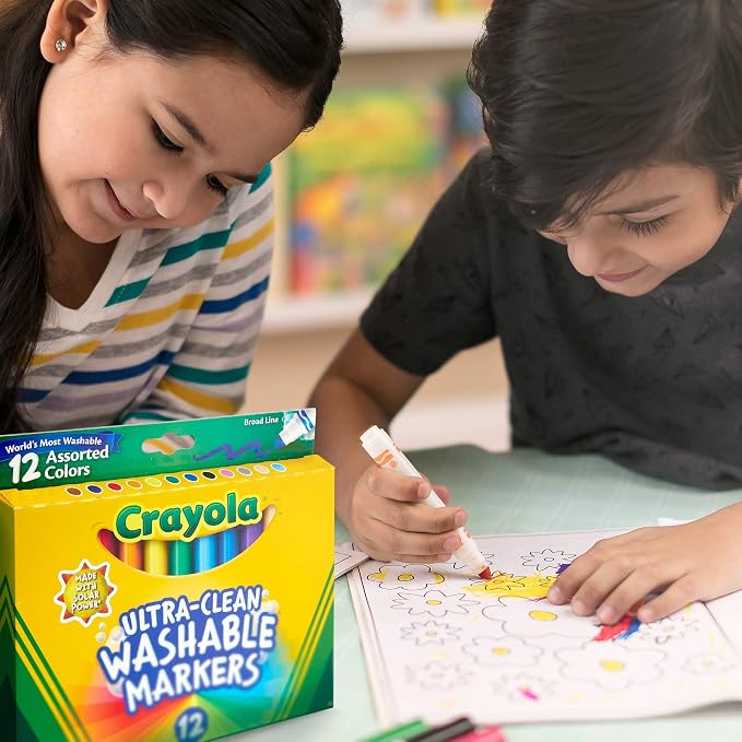 Crayola Broad Line Markers, Washable Markers - Image 12
