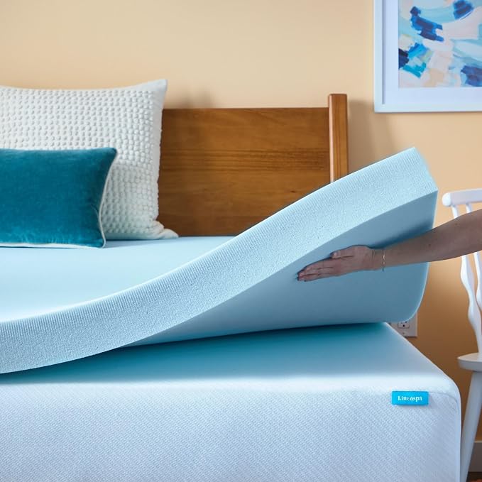 Linenspa Memory Foam Mattress Topper, Twin XL Size - Image 9