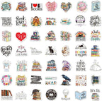 Glitter Reading Stickers for Bookish Adults, Reading Rewards for Students - Image 2