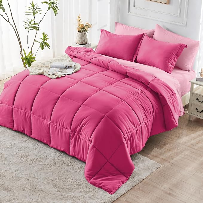 JOLLYVOGUE King Comforter Set, Ultra-Soft Bed in a Bag King Size 7 Pieces - Image 8