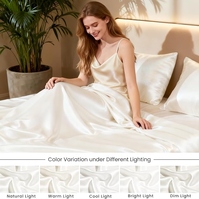 Love's cabin Satin Queen Sheets Set - Image 7