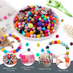 300Pcs Silicone Beads 9mm Mix Color, Bulk Silicone Beads 9mm - Image 3