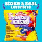 Play-Doh Air Dry Clay, 5 oz. Yellow Clay Bag, Art Supplies, Craft Supplies - Image 5
