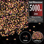 5000pcs 2mm Resin Rhinestones Bulk - Image 2