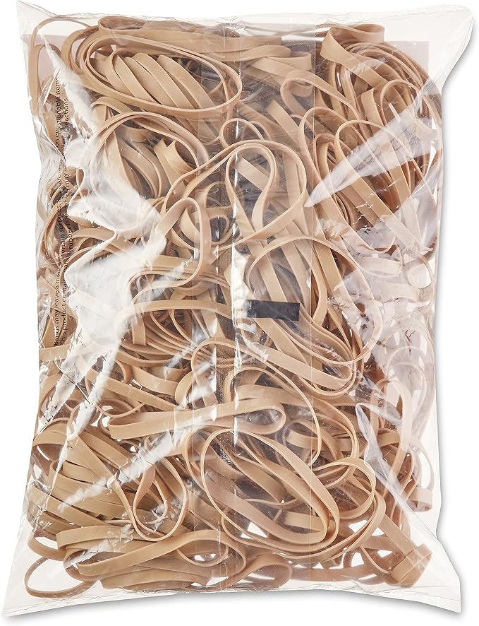 Amazon Basics Rubber Bands, Office Supplies, Size 64, 320 Bands/1 lb Pack - Image 3