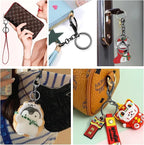 Gkeygo 10 Pack a Set Metal Lobster Claw Clasps and Key Rings, Key Chain - Image 6