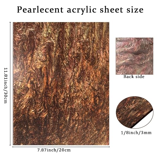Pearl Glitter Cast Acrylic Sheet 1/8 Inch - Image 2