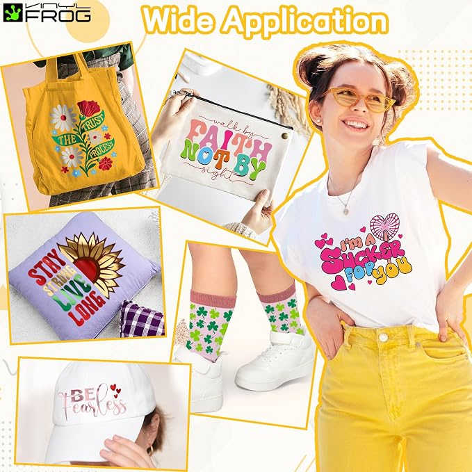 VINYL FROG 30PCS Heat Transfer Vinyl Bundle - Image 7