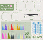 50 Pcs Bookmark Making Kit Transparent, Book Marks DIY Dried Flower Set - Image 3