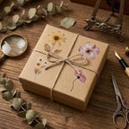 200 Pcs Dried Flower Stickers for Scrapbook Supplies, Pressed Flower Stickers - Image 9