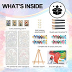 4 Pack Framed Paint by Numbers Kit - Image 5
