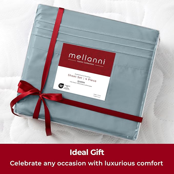 Mellanni Split King Sheets Set - Image 7