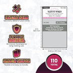 Sleeve Kings Standard Card Sleeves – 110 Count, Large Size, Compatible - Image 4
