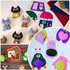 12 Pieces Black Felt Fabric, 8 X 12 Inch Stiff Felt Sheets - Image 2