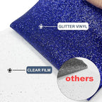 Galaxy Black Glitter Heat Transfer Vinyl 12" x 8 ft HTV - Image 4