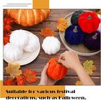 Lenwen 24 Pcs Fall White Foam Pumpkins - Image 2