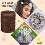 Syhood 1345 Feet Floral Vine Bind Wire Rustic Wrapping Wire - Image 6