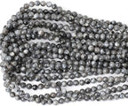 60PCS 6mm Natural Black Labradorite Gemstone Round Loose Beads Crystal Energy - Image 3