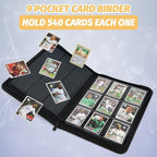 Trading Card Binder, Card Collection Binder Album Folder - Image 3