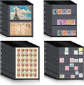 40 Sheet Stamp Pages for Stamp Album Binder 1/2/3/4 Pockets Collectors Postage by Lewtemi
