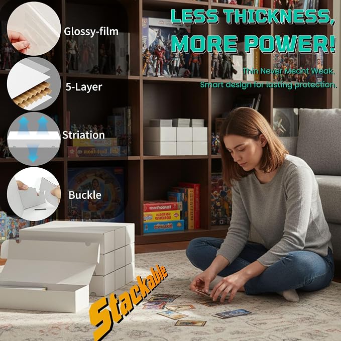 Collectible Trading Cards Storage Box, Card Storage Box - Image 5