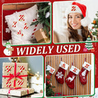 WILLBOND 52 Pcs Christmas Alphabet Patches 2.2 Inch Self Adhesive Letter - Image 5