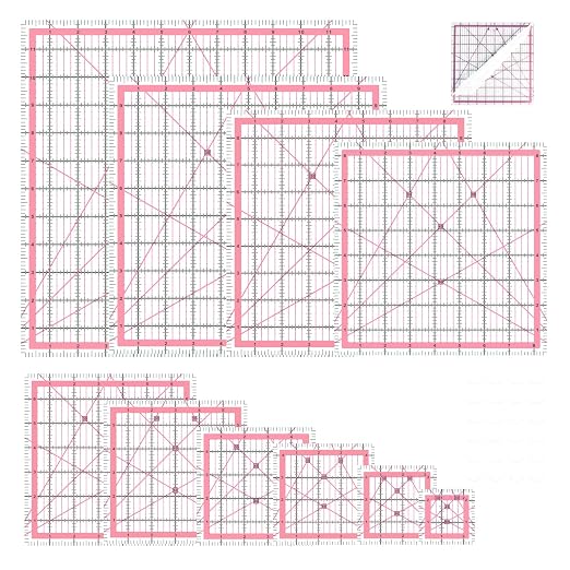 Quilting Rulers, 10 Quilting Squares, Quilting Rulers and Templates by HUIFARI