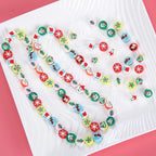 100pcs 10MM Mixed Christmas Beads Polymer Clay Spacer Beads - Image 5