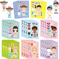 32 Sheets Make a Face and Dress Up Stickers, Make Your Own Stickers by Cosomia