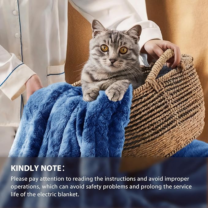 Homemate Electric Heated Blanket Full Size - Image 6