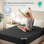 BEDLORE Waterproof Mattress Protector, California King Size Mattress Pad - Image 3