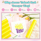 Tintnut Yellow Pear Color Heat Transfer Vinyl, easy cut & weed, stretch washable - Image 3