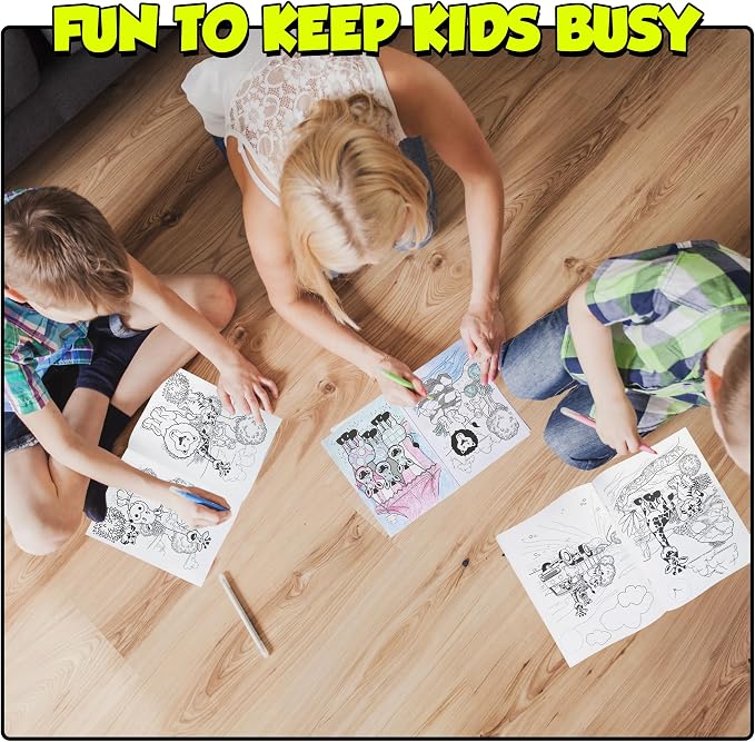 72Pcs Zoo Animal Coloring Books Bulk - Image 7