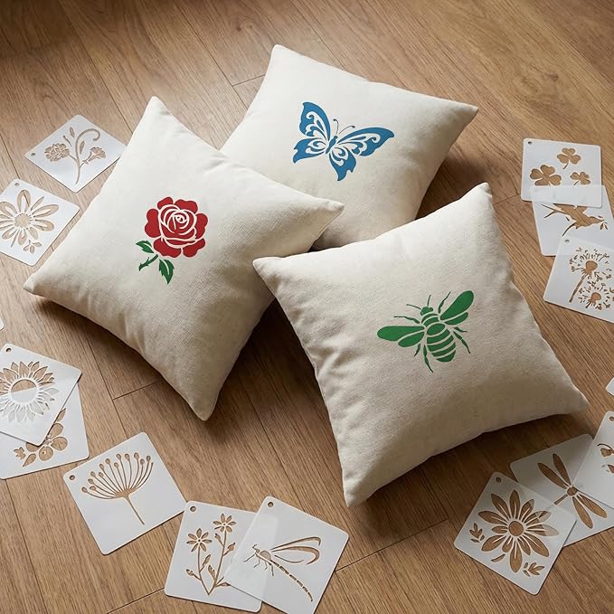 3 Inch Botanical Stencils for Painting - Image 5