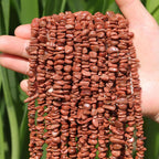 400Pcs 5-8mm Natural Gold Sandstone Chip Stone Beads | Pre-Drilled Irregular - Image 7